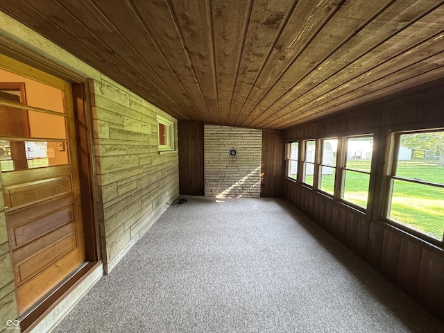 1314 E Orange Pike, Rushville, IN 46173 - view of unfurnished sunroom