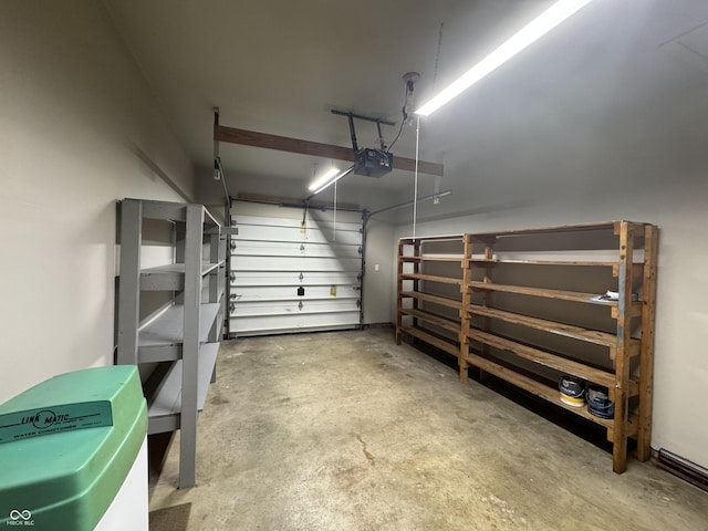 1314 E Orange Pike, Rushville, IN 46173 - garage featuring a garage door opener