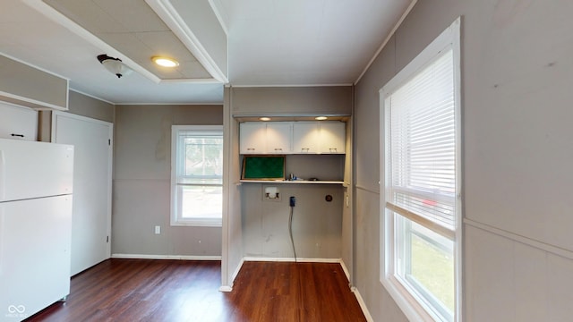 1600 N Washington St, Kokomo, IN 46901 - unfurnished dining area with wood finished floors and crown molding