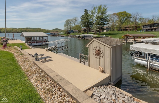 889 E N Shore Dr, Brownstown, IN 47220 - dock with a water view