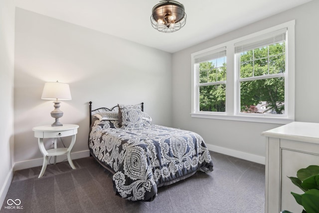 9155 Kerwood Dr, Indianapolis, IN 46240 - carpeted bedroom with baseboards