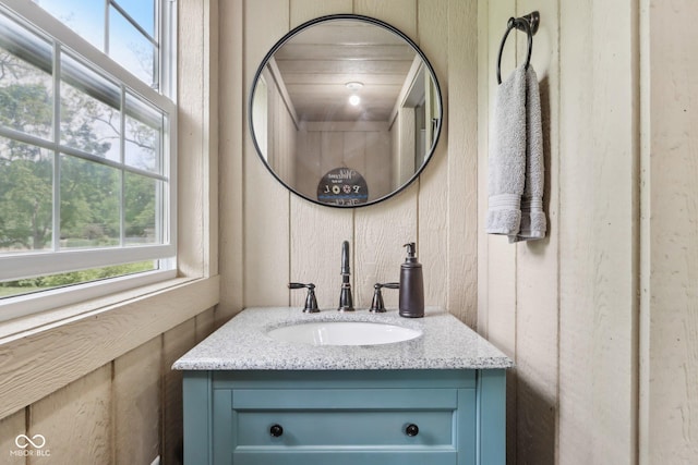 9155 Kerwood Dr, Indianapolis, IN 46240 - bathroom featuring vanity and plenty of natural light