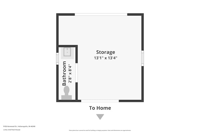 9155 Kerwood Dr, Indianapolis, IN 46240 - property floor plan