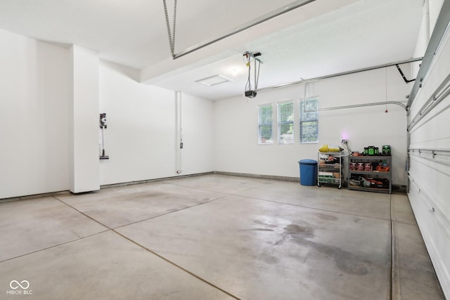 9155 Kerwood Dr, Indianapolis, IN 46240 - garage with a garage door opener