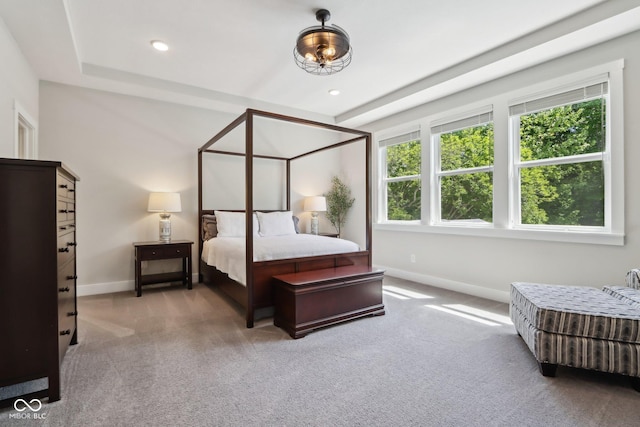 9155 Kerwood Dr, Indianapolis, IN 46240 - bedroom featuring baseboards, carpet flooring, and recessed lighting