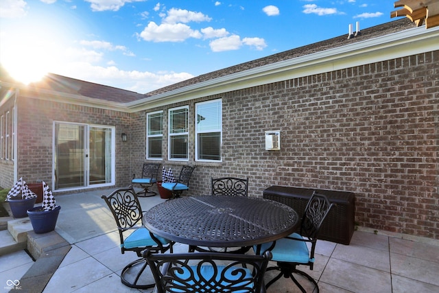 6153 Dugan Dr, Whitestown, IN 46075 - view of patio featuring outdoor dining space