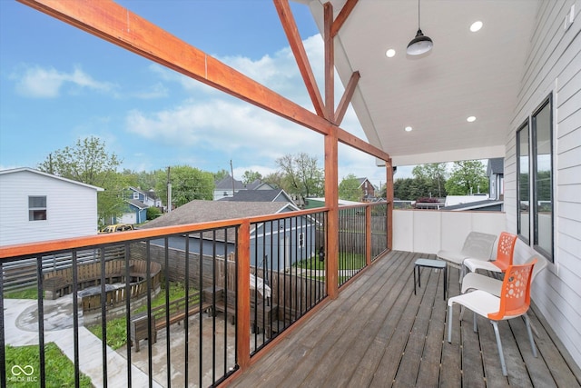 1009 Harrison St, Indianapolis, IN 46202 - view of deck