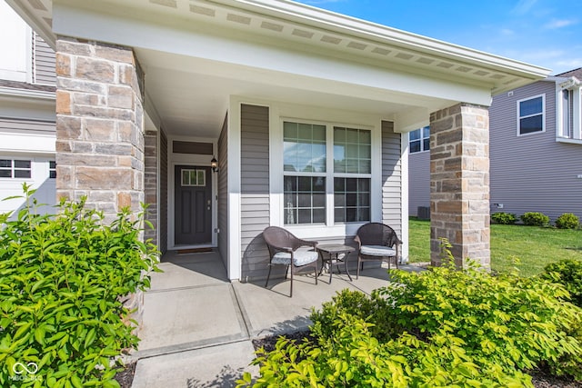 1289 Sunset Blvd, Avon, IN 46123 - property entrance featuring covered porch
