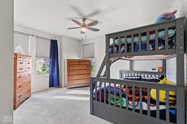 1289 Sunset Blvd, Avon, IN 46123 - carpeted bedroom featuring baseboards and a ceiling fan