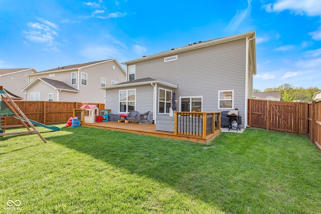 1289 Sunset Blvd, Avon, IN 46123 - back of house with a deck
