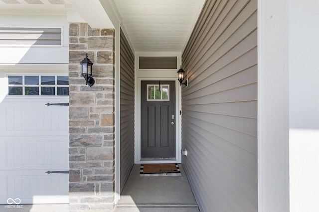 1289 Sunset Blvd, Avon, IN 46123 - doorway to property featuring stone siding