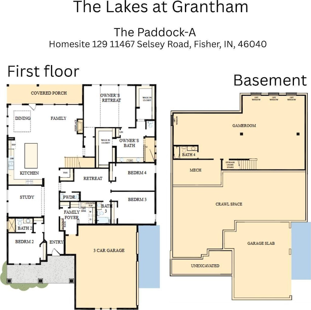 11467 Selsey Rd, Fishers, IN 46040 - room layout