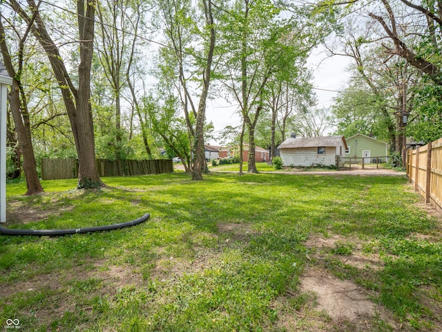 view of yard