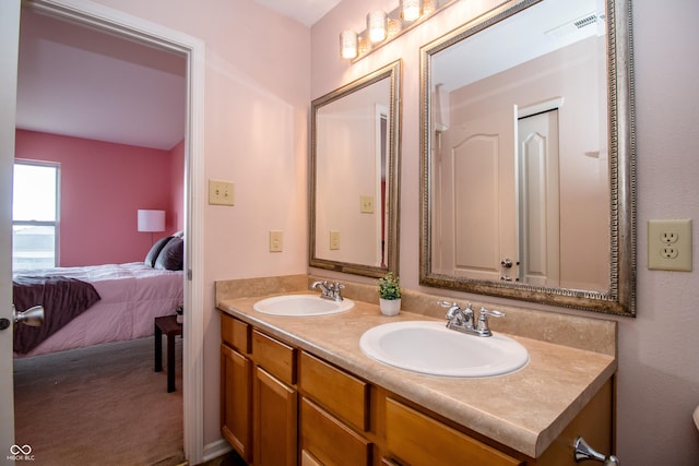 1404 Norton Dr, Greenwood, IN 46143 - ensuite bathroom with double vanity