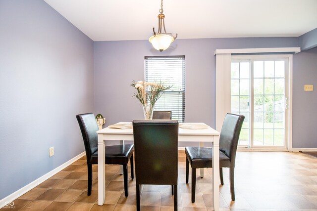 1404 Norton Dr, Greenwood, IN 46143 - dining room with plenty of natural light and baseboards