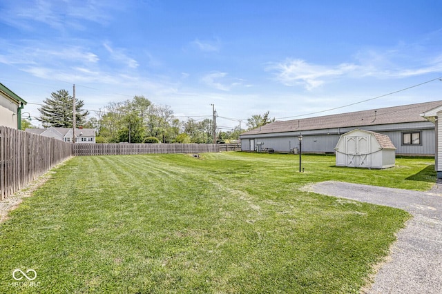 1391 N Shadeland Ave, Indianapolis, IN 46219 - view of yard featuring a storage shed and an outbuilding