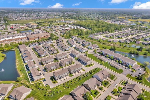 3546 Brampton Ln, Westfield, IN 46074 - aerial view of property's location featuring a nearby body of water and nearby suburban area