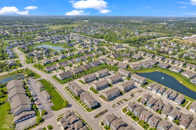 3546 Brampton Ln, Westfield, IN 46074 - aerial view of property's location with a nearby body of water and nearby suburban area