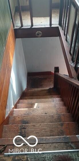 view of stairway