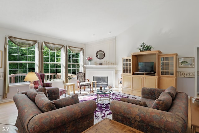 12065 Gray Eagle Dr, Fishers, IN 46037 - living room with a glass covered fireplace