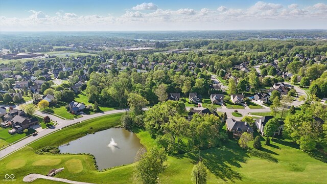 12065 Gray Eagle Dr, Fishers, IN 46037 - aerial view of property's location with a nearby body of water and nearby suburban area