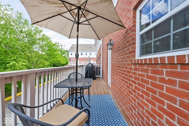 863 N Park Trail Dr, Carmel, IN 46032 - view of wooden deck