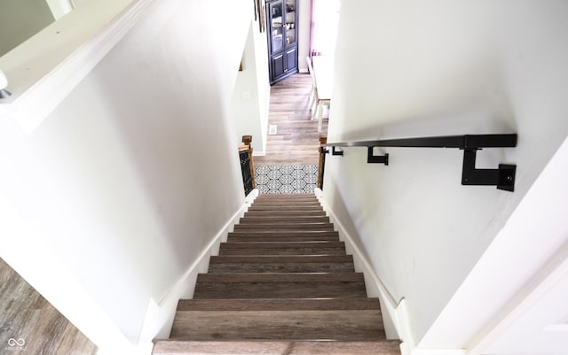 1334 Legacy Ct, Indianapolis, IN 46234 - stairs featuring wood finished floors