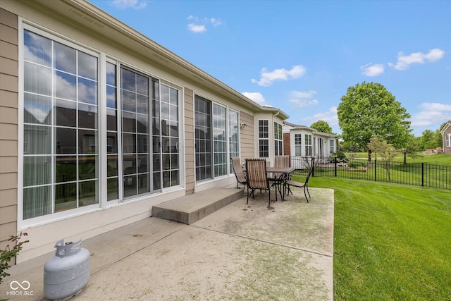 14018 Powder Dr, Carmel, IN 46033 - view of patio with outdoor dining area