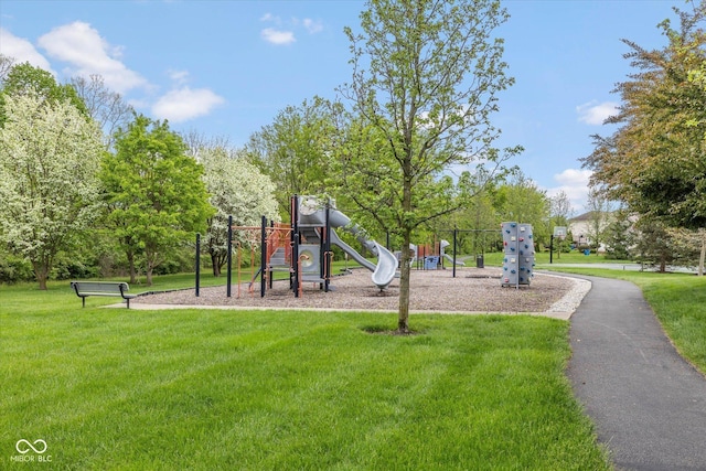 14018 Powder Dr, Carmel, IN 46033 - community playground featuring a lawn