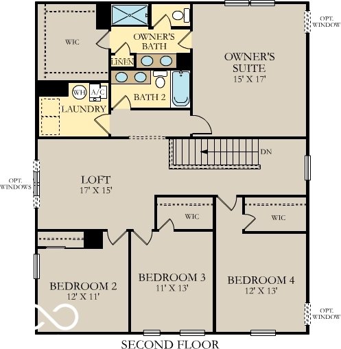 1075 Marston Ln, Avon, IN 46123 - home floor plan
