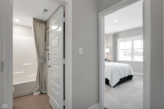 1075 Marston Ln, Avon, IN 46123 - hallway with baseboards and recessed lighting