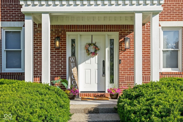4956 Waterside Cir, Carmel, IN 46033 - property entrance with brick siding
