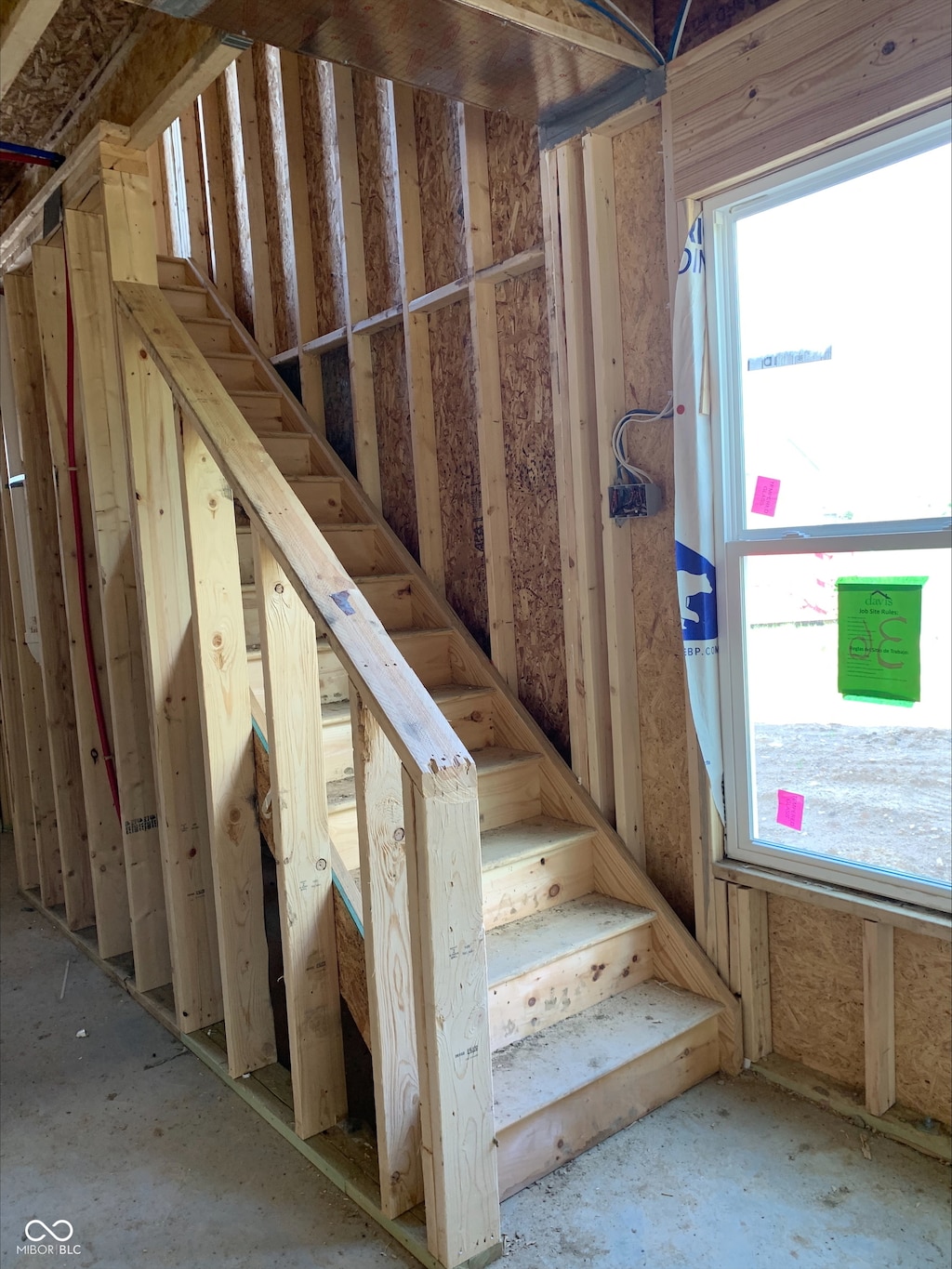 1041 Fuller Ln, Shelbyville, IN 46176 - stairs with plenty of natural light