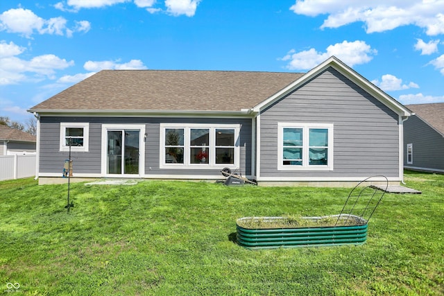 49 Manchester Dr, Trafalgar, IN 46181 - rear view of property with roof with shingles