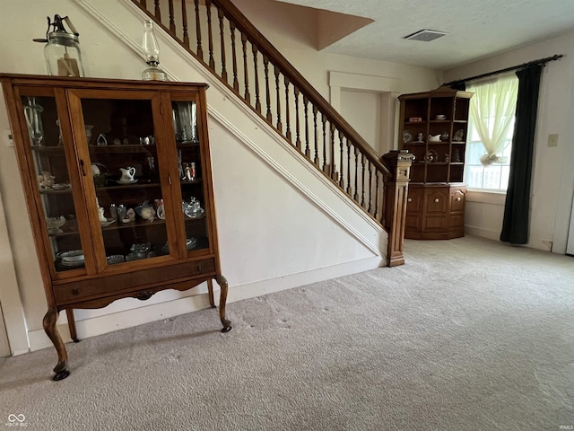1345 E County Road 300 S, New Castle, IN 47362 - staircase with carpet floors