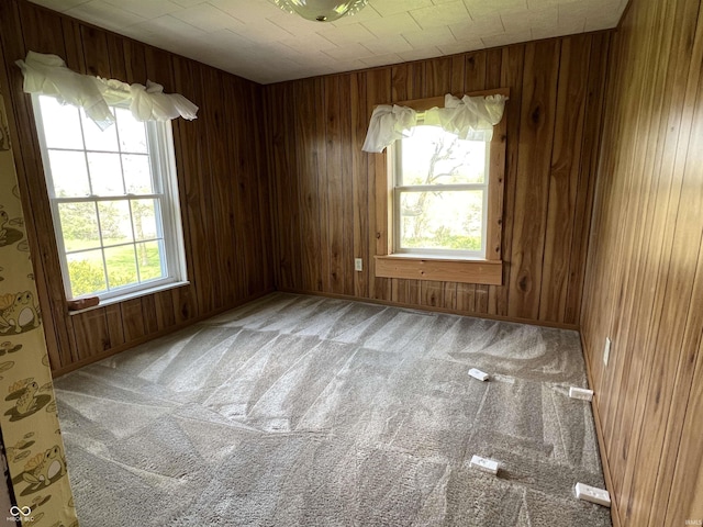 1345 E County Road 300 S, New Castle, IN 47362 - carpeted spare room featuring wooden walls