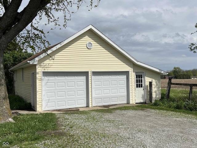 1345 E County Road 300 S, New Castle, IN 47362 - view of detached garage