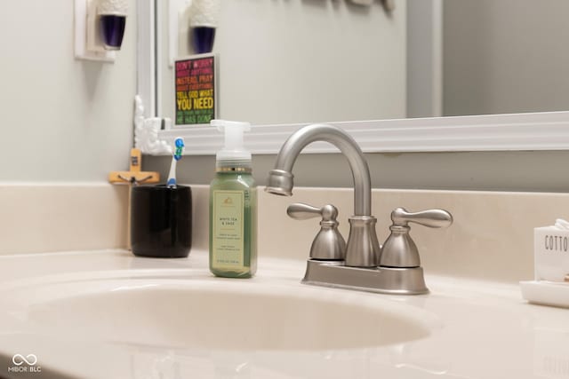 bathroom view of a sink