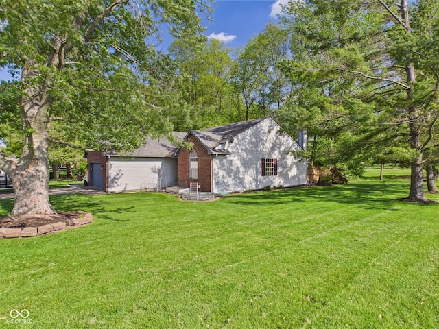 1356 S Catamaran Cir, Cicero, IN 46034 - view of green lawn with a garage