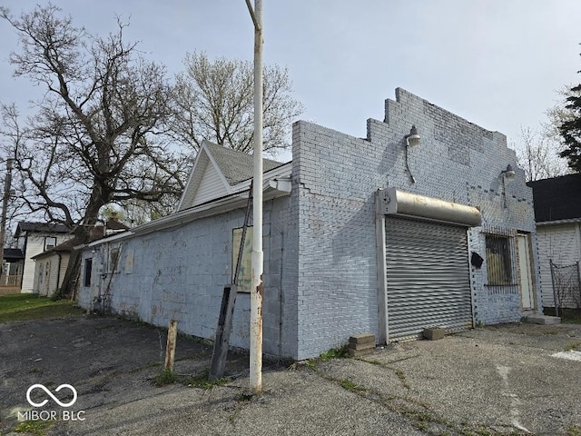 view of side of property
