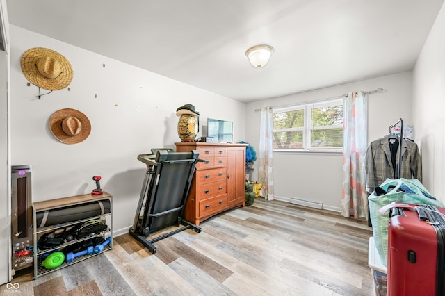 5120 Apache Ct, Columbus, IN 47203 - bedroom featuring light wood-type flooring and baseboards