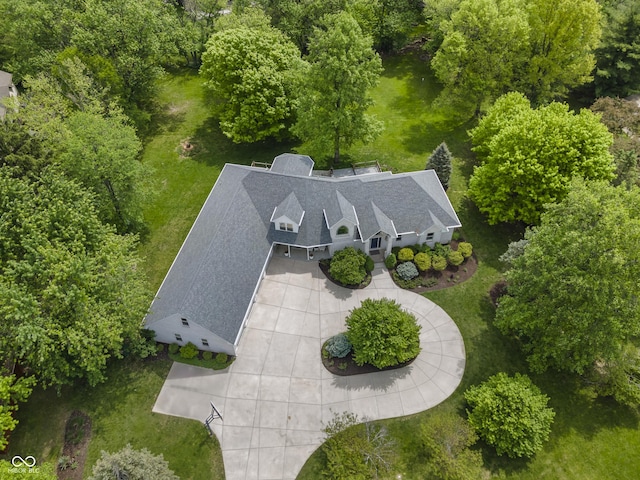 view of subject property
