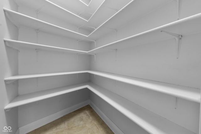 view of storage area