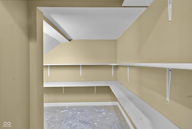 view of storage area