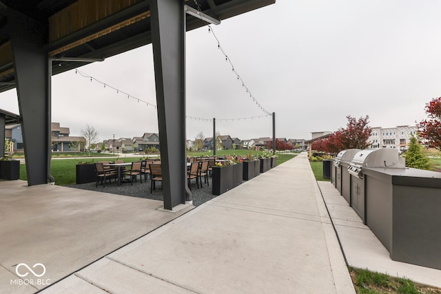 17346 Newton Main St, Westfield, IN 46074 - surrounding community with a residential view and an outdoor kitchen