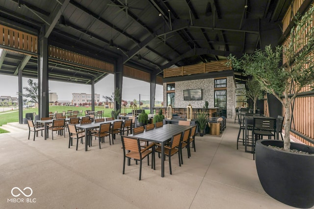 17346 Newton Main St, Westfield, IN 46074 - view of patio featuring outdoor dining area