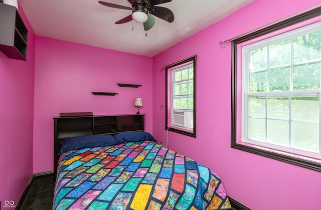 455 E Main St, Danville, IN 46122 - bedroom with cooling unit and ceiling fan