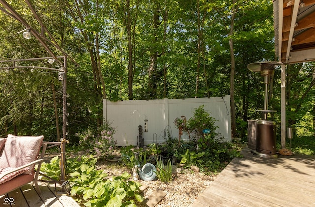 455 E Main St, Danville, IN 46122 - view of yard with a wooden deck