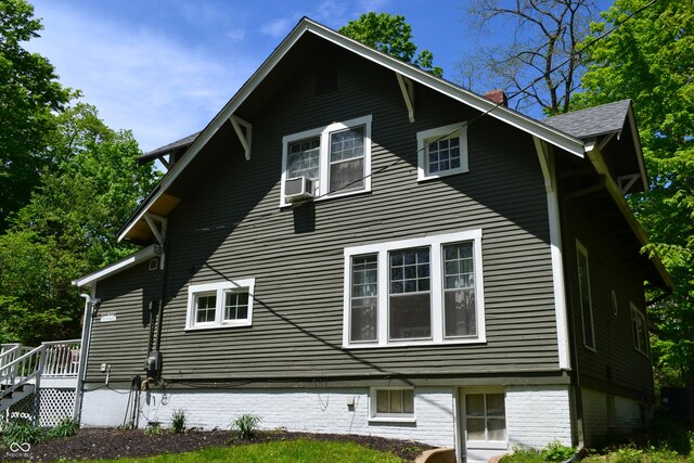 455 E Main St, Danville, IN 46122 - view of home's exterior featuring a chimney