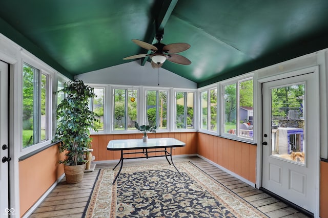 6825 Farmleigh Dr, Indianapolis, IN 46220 - sunroom featuring hardwood / wood-style floors and plenty of natural light
